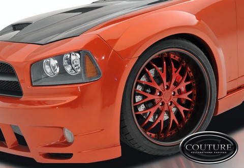 Couture Luxe Wide Body Front Fender Flares 06-10 Dodge Charger - Click Image to Close
